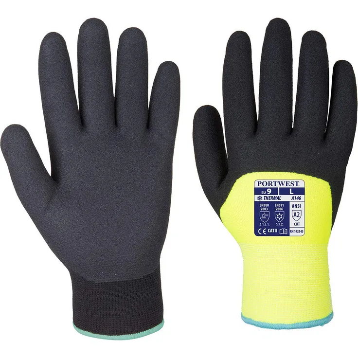 Portwest A146 Arctic Winterhandschuhe, Größe 10, Gelb