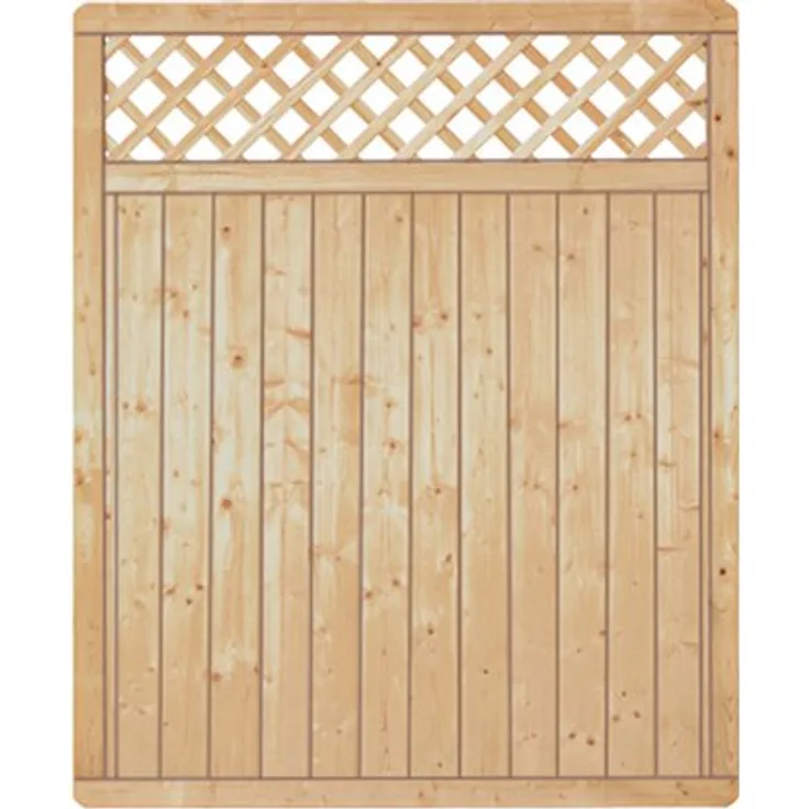 T & J Sichtschutzzaun Classic-Serie Senkrecht Ranki 150 x 180 cm