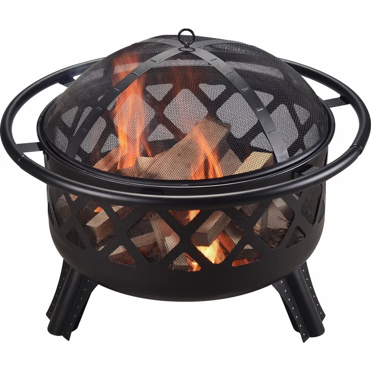 Peaktop Garten Terrasse Heizkörper Stahl Holz-Feuerstelle CU296