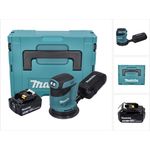 Makita DBO180G1J Akku Exzenterschleifer 18 V 125 mm mit 1x Akku 6,0 Ah mit Makpac - ohne Ladegerät