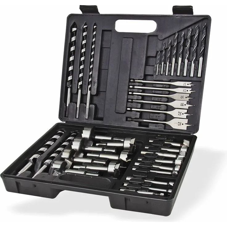 Dema - Holzbohrer Bohrer Forstnerbohrer Astlochbohrer Schlangenbohrer Set 35 tlg.