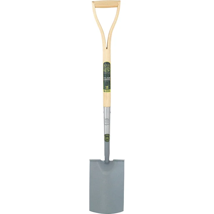 Spear & Jackson 1180SYDKEW Kew Gardens Karbonstahl Grabschaufel mit gebogenem Tritt