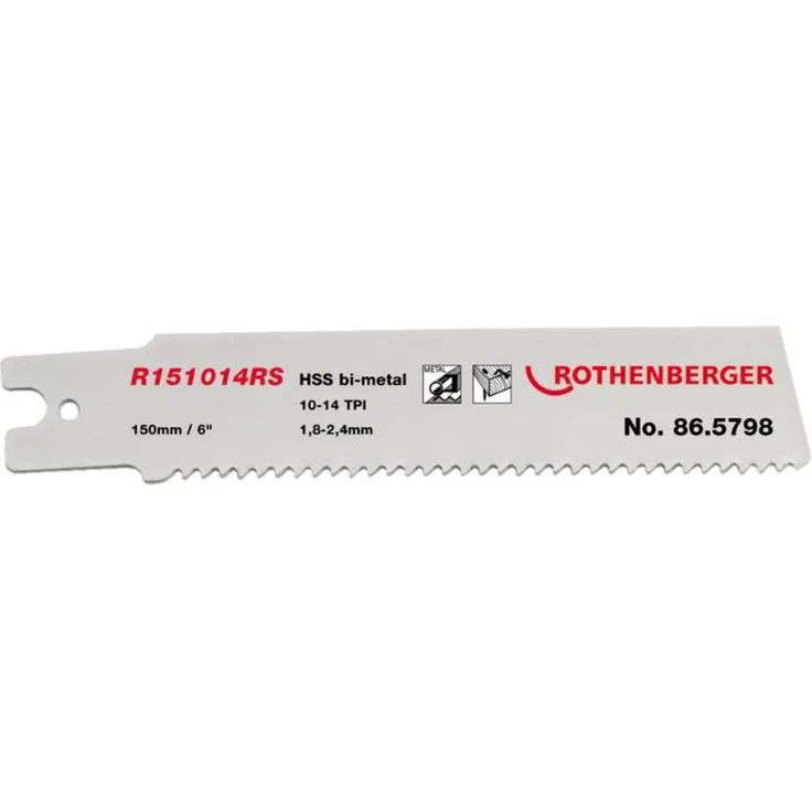 'Rothenberger 865798 Anker ? HSS Bimetall 150 x 25 x 10 in U''