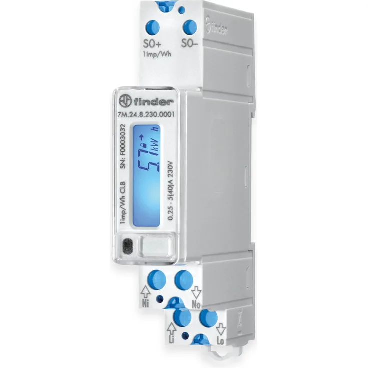 Finder Wechselstromzähler FINDER 7M2482300001, MID-Zertifiziert