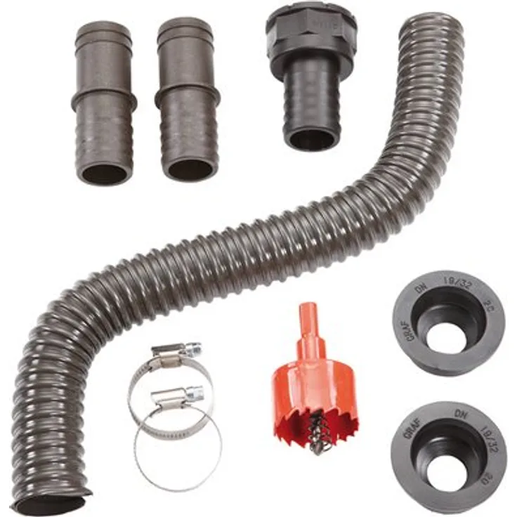 Garantia Flex-Comfort Verbindungs-Set Braun Bewässerungszubehör