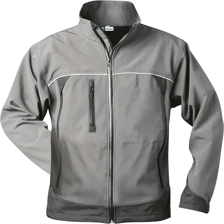 Jacke Beta, Softshell, Gr.2XL, grau/schwarz (Inkl. Versand) (Lieferumfang: 1 Stück)