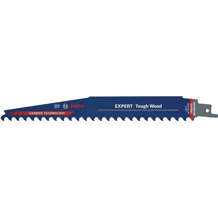 Säbelsägeblatt Expert Tough Wood Länge 225 mm Breite 25 mm Zahnteilung TPI 3 8,5 mm S-Schaft - Preisvergleich – Bild 1