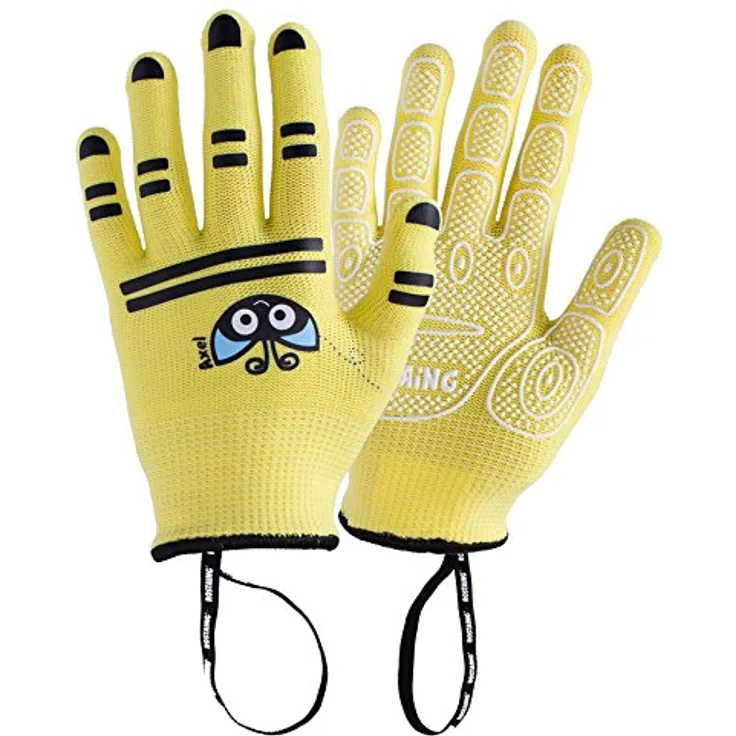 Rostaing axel-it3 – 4 Handschuh Kinder Biene. Leash Handgelenk Handfläche Rutschhemmende, gelb, 21 x 10,5 x 2 cm