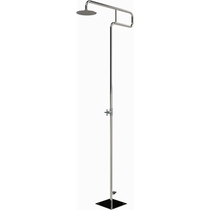Ideal Edelstahl Kaltwasser Dusche Trombone
