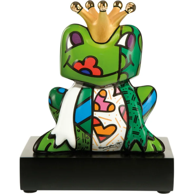 Göbel Prince Figur, Sammelfigur, Porzellanfigur, Romero Britto, Porzellan, Bunt, 66452101