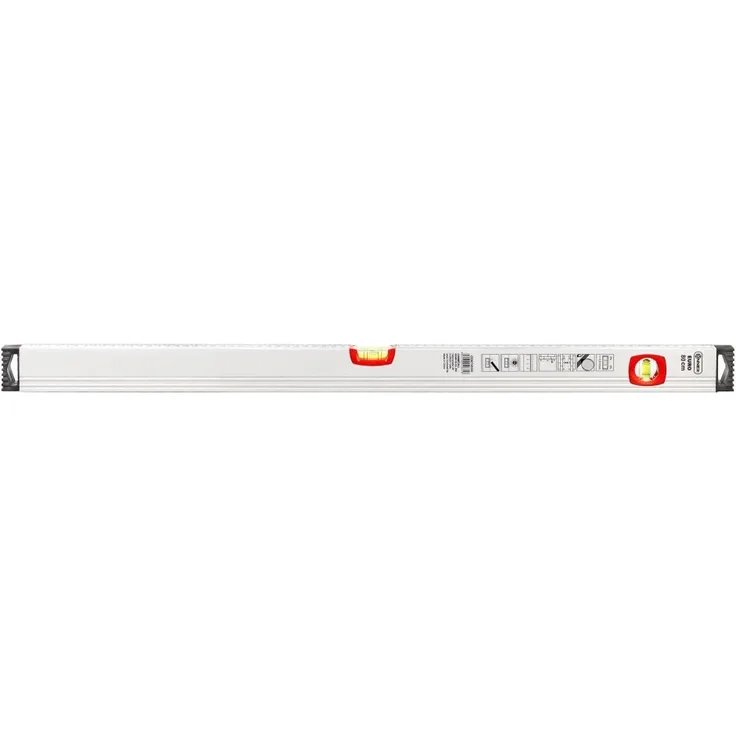 Connex COX735080 Wasserwaage 80 cm, Aluminium, Gefälleanzeige 2%