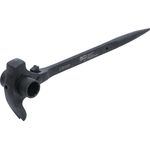 BGS Gerüstbauer-Knarre 4-in-1 19 x 22 mm Gerüstbau Werkzeug Gerüstbauratsche