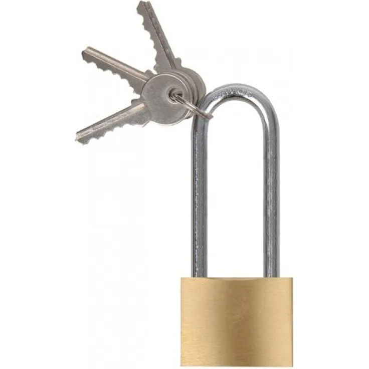ProPlus vorhängeschloss 40 mm mit langem Bügel 75 mm gold