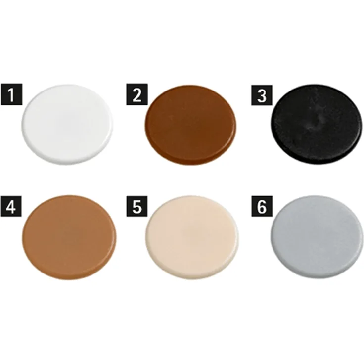 HETTICH Abdeckkappen für Rastex 15 ohne Abdeckrand außer Rastex 15 - 12