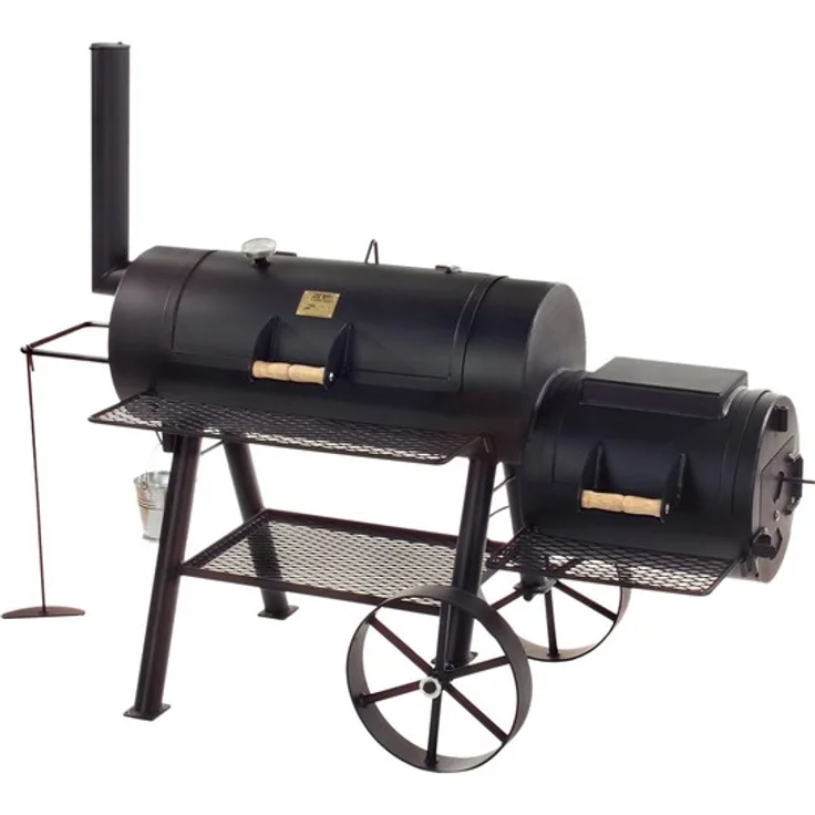 Rumo Joes Barbeque Smoker 16 Longhorn, 147 x 195 x 85 cm, Grillfläche 100 x 40 und 40 x 40 cm