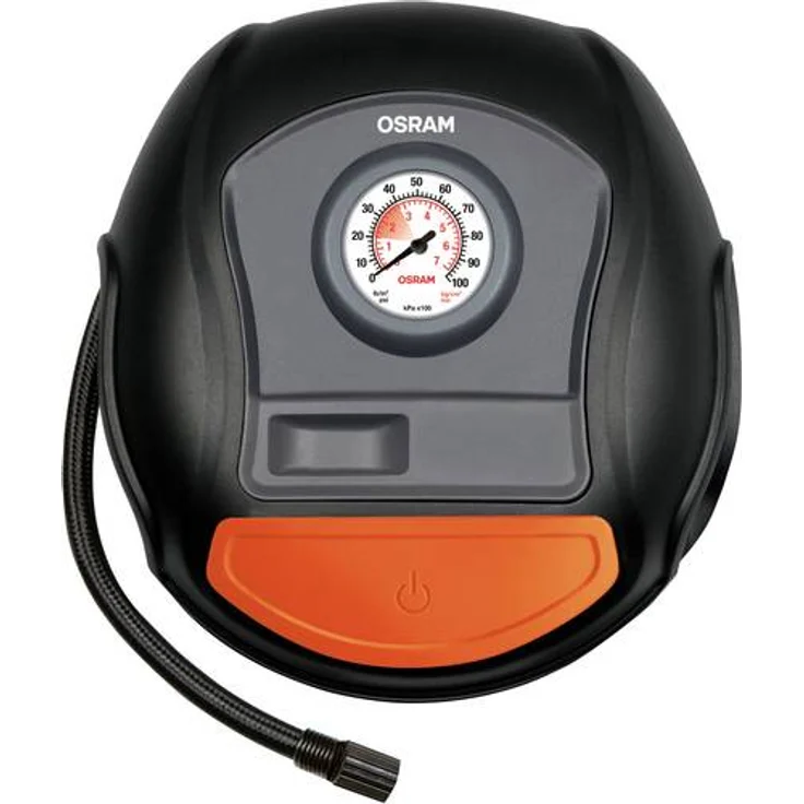 Osram Auto OTI200 Kompressor Analoges Manometer, Kabelfach-aufnahme, Überlastungsschutz – Bild 1
