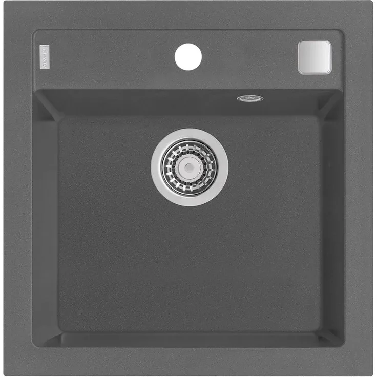 Einbauspüle Formic 20, 520 x 510 mm, Granital Plus steel - Solido