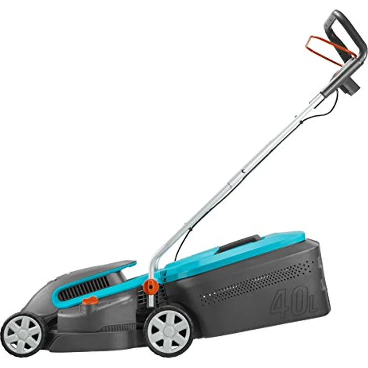 GARDENA PowerMax Elektro-Rasenmäher 1400-34: Rasenmäher bis 400 m², 34 cm Schnittbreite, 40 l Fassungsvolumen, ErgoTec Plus-Handgriff - 5034-20 – Bild 1