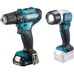 Makita DF333DSAL1 12V Akku Bohrschrauber 2x Akku 2 Ah Ladegerät und Koffer