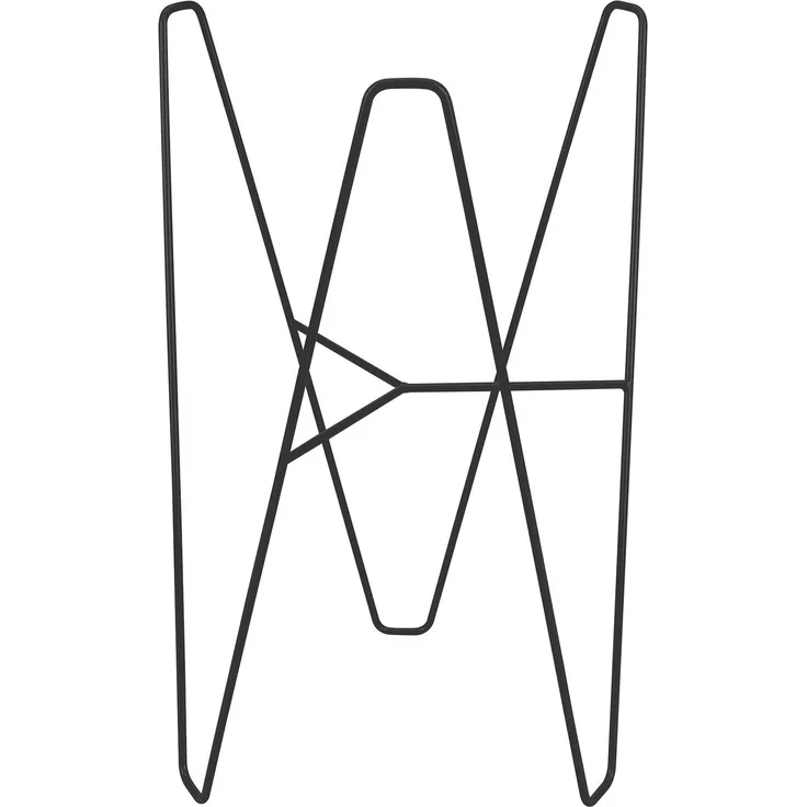 Elho Loft Urban Rahmen 30 - Lebhaft Schwarz - Draußen - L 24.9 x W 24.9 x H 38.6 cm