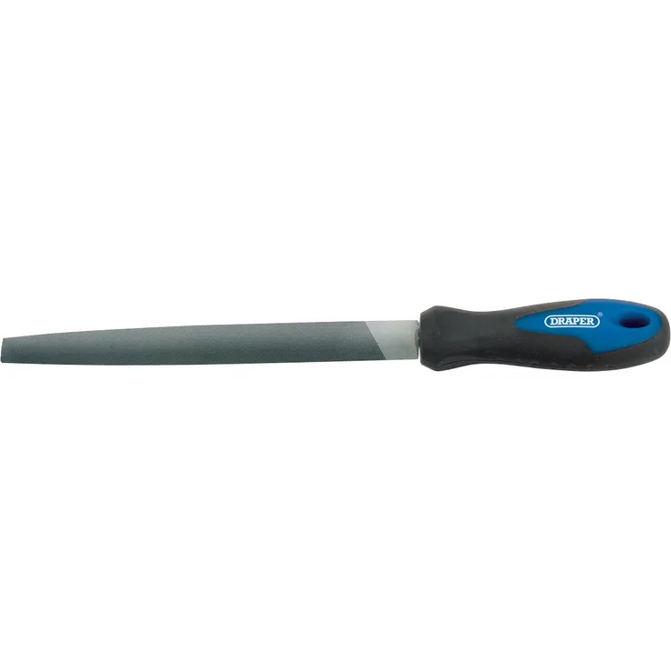 Draper 44954 Feile halbrund mit Griff 200 mm