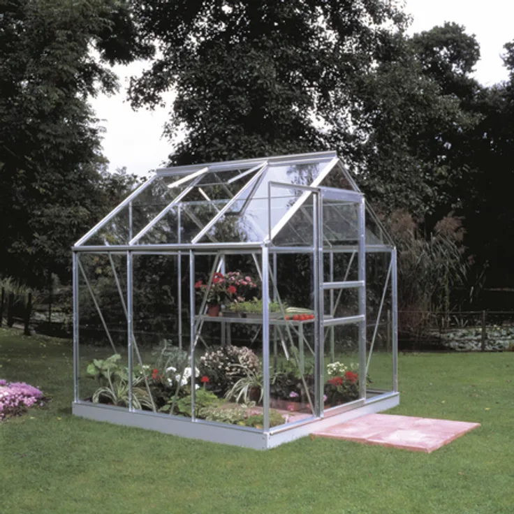 Gewächshaus Popular, BxHxL: 193 x 195 x 195 cm, Aluminium-Glas 5010697017002