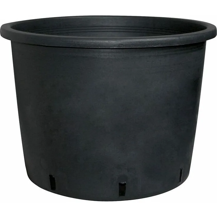 Baumcontainer, Polypropylen, robust, Ablauflöcher an der Seite. D 22 x H 17 cm