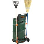 Bradas LAUBSAMMLER LAUBSACK FAHRBAR FALTBAR GARTENSACK