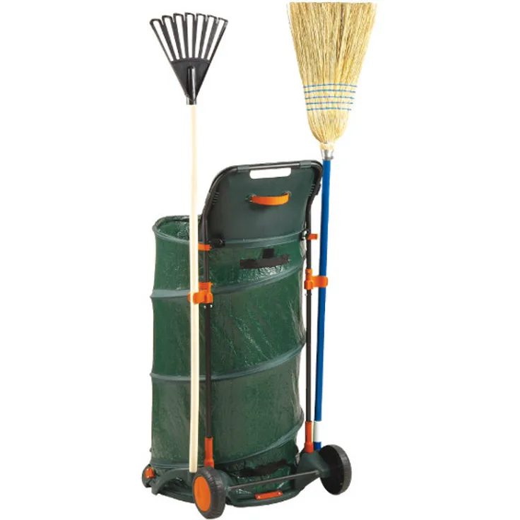 Bradas LAUBSAMMLER LAUBSACK FAHRBAR FALTBAR GARTENSACK