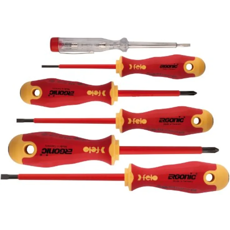 Felo 00041396398 Schraubendrehersatz Ergonic 6-teilig
