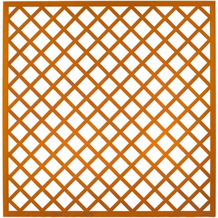 Andrewex Sichtschutzzaun-Element Pergola Pinienfarben 180 cm x 180 cm