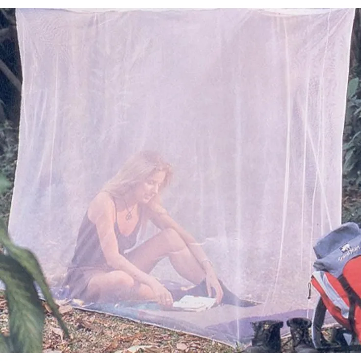 Moskitonetz Kasten weiß transparent 200 x 80 cm