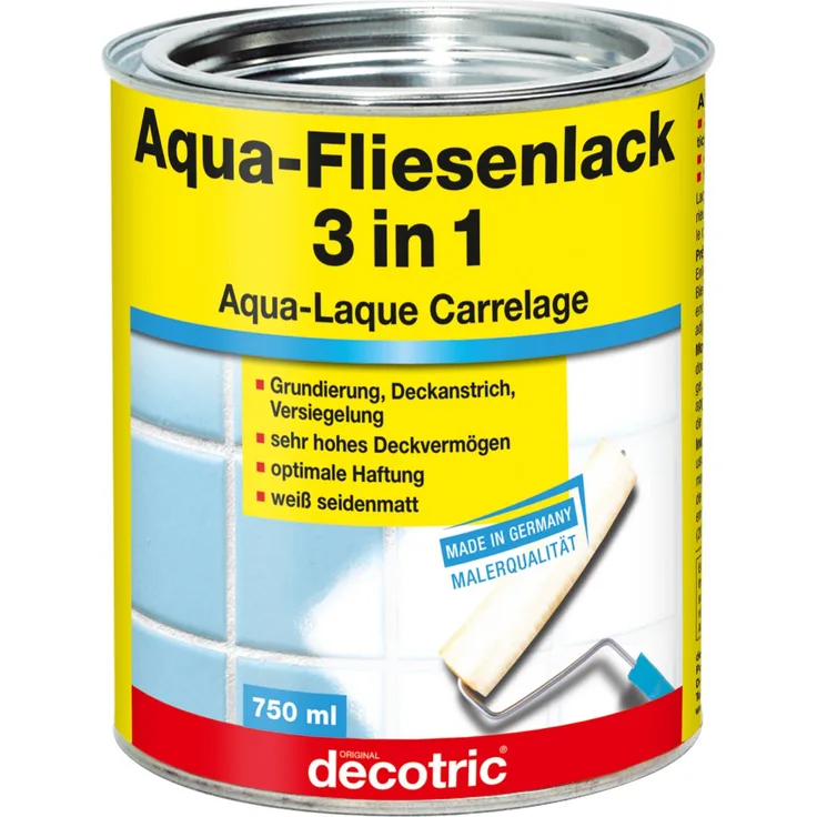 Decotric Aqua-Fliesenlack 3 in 1 750 ml