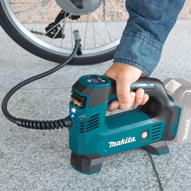 Makita DMP180Z Akku-Kompressor solo 8,3 bar 12 l pro min 18 V LED Arbeitsleuchte tragbar ohne Akku – Bild 4