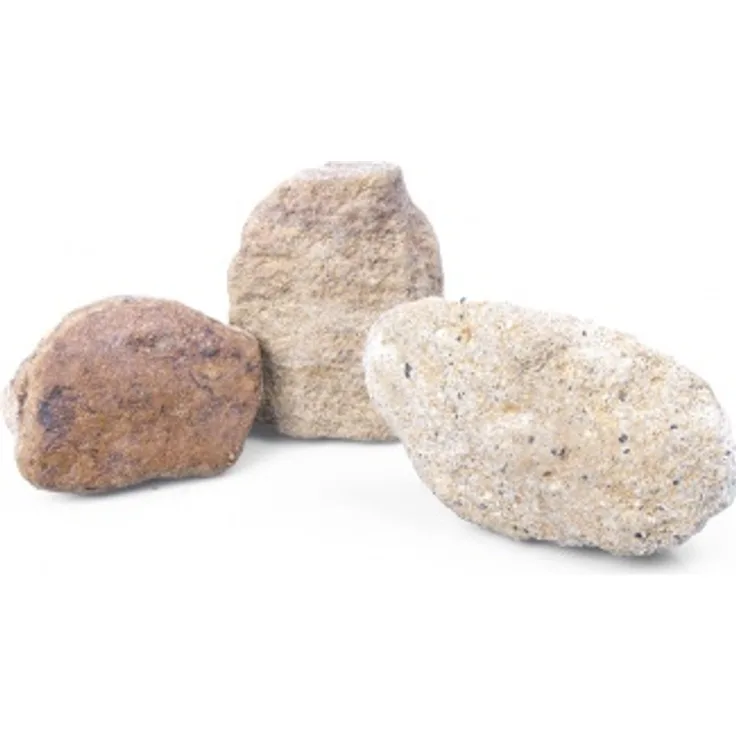 Gabionensteine Sandstein gelb-grau 56-100 mm BigBag: 30 kg