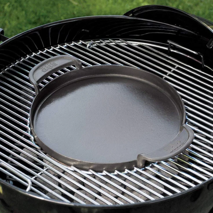 Weber 7421 Gourmet BBQ System - Grillplatte, Gusseisen, 30 cm – Bild 2