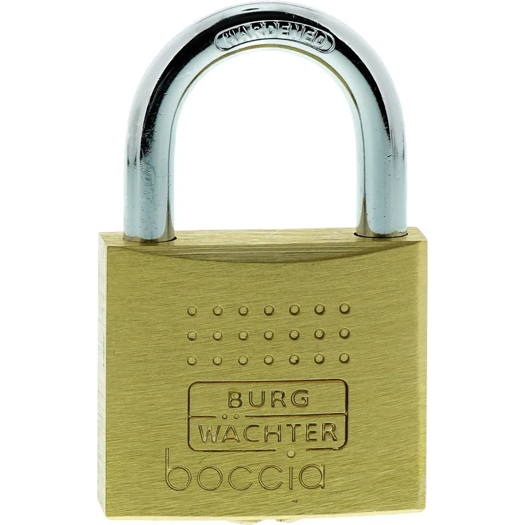 BURG-WÄCHTER Vorhängeschloss, 6,5 mm Bügelstärke, Kneifschutz, 6 Schlüssel, Boccia 450 40 6 SB – Bild 1