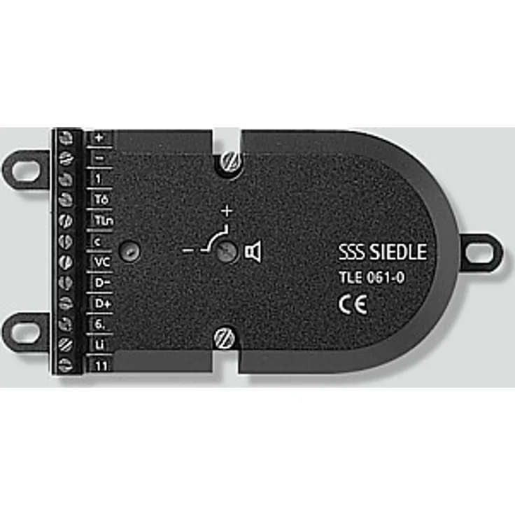 Altavoz Lautsprechertür in Form von Türlautsprecher in Form Siedle Siedle TLE 061-01 Black TLE