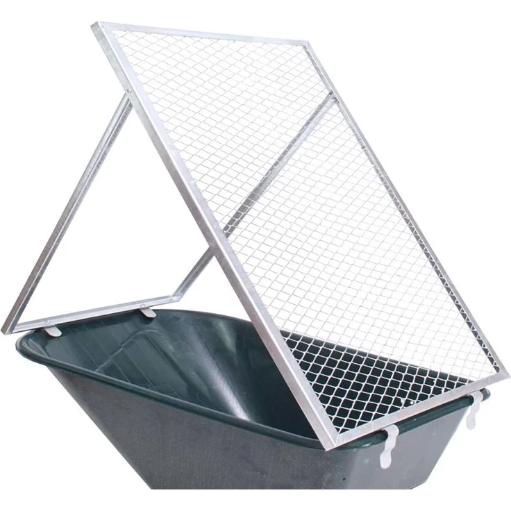Trutzholm Schubkarren Durchwurfsieb Gartensieb 100x60cm Sieb Kompost Gitter Durchwurfgitter Erdsieb – Bild 1