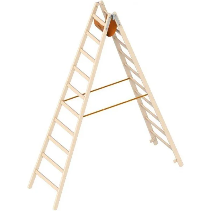 Layher Holzstehleiter 1038 - Länge: 2,95 m