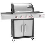 LANDMANN Gasgrill 12960 Triton PTS 4.1 silber, Maße 120 x 140 x 57 cm