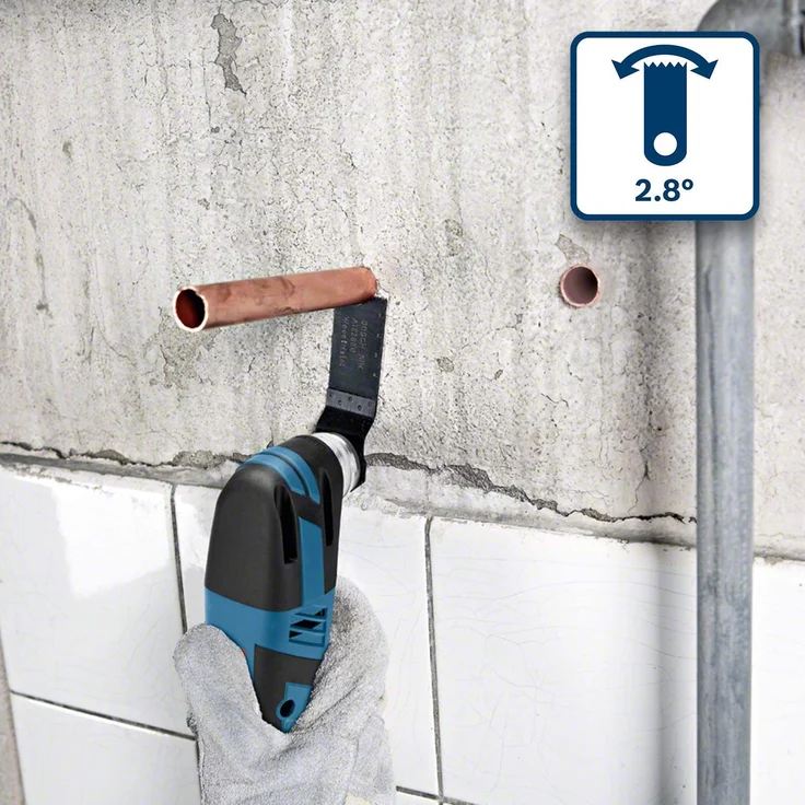 Bosch Professional 12V System Akku Multi Cutter GOP 12V-28 (inkl. 3,0x Ah Akku + Schnellladegerät, 1xDeltaschleifplatte, 5xSchleifblätter, 3xTauchsägeblatt, in L-BOXX) – Bild 5
