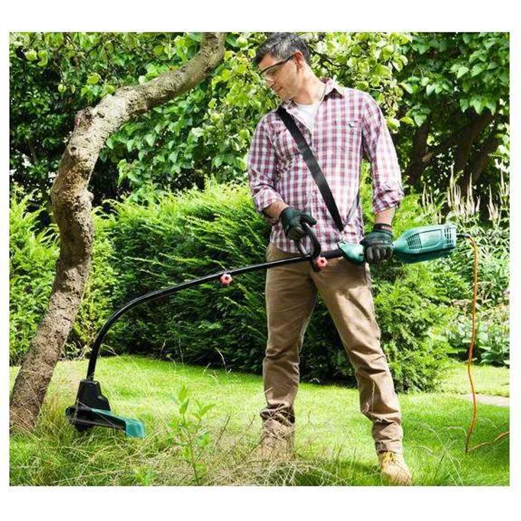 Bosch Rasentrimmer ART 35, Schultergurt, Zusatzhandgriff, Karton (600 W, 35 cm Schnittkreisdurchmesser) – Bild 3