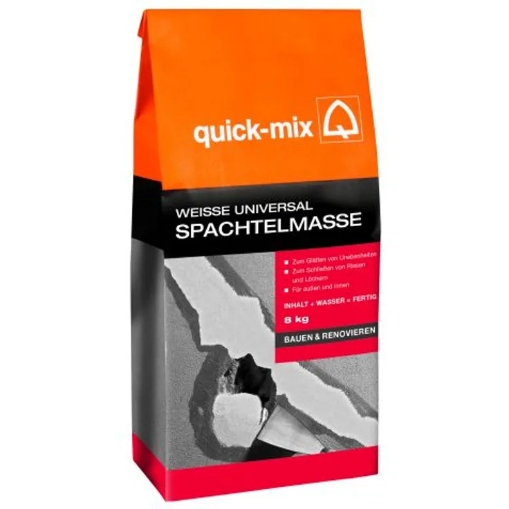 Quick-Mix weiße Universal-Spachtelmasse 8 kg
