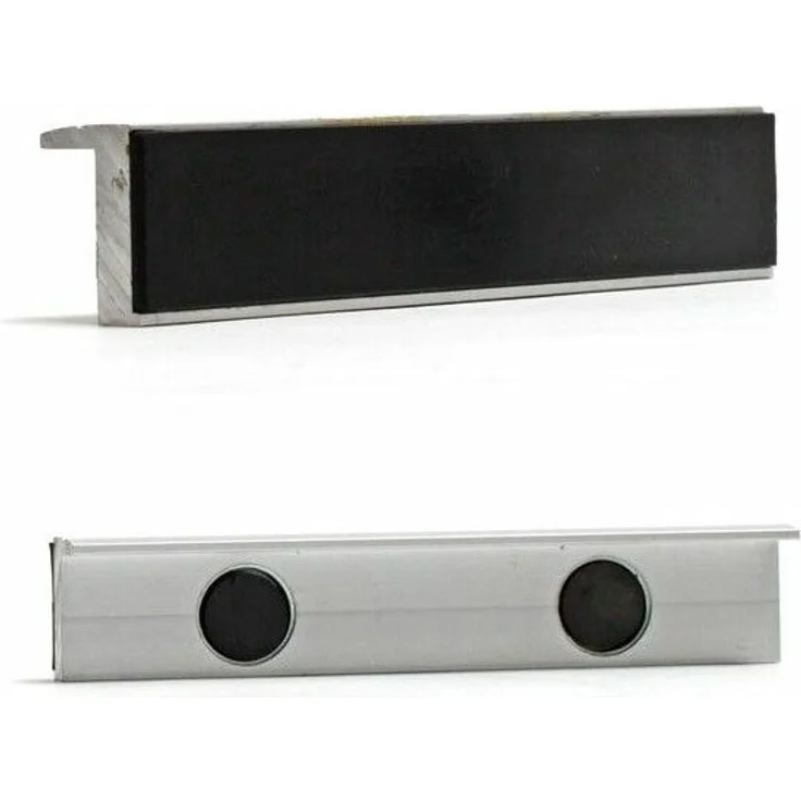 Alu Schutzbacken Prismenbacken Schonbacken 125 mm magnetisch für Schraubstock