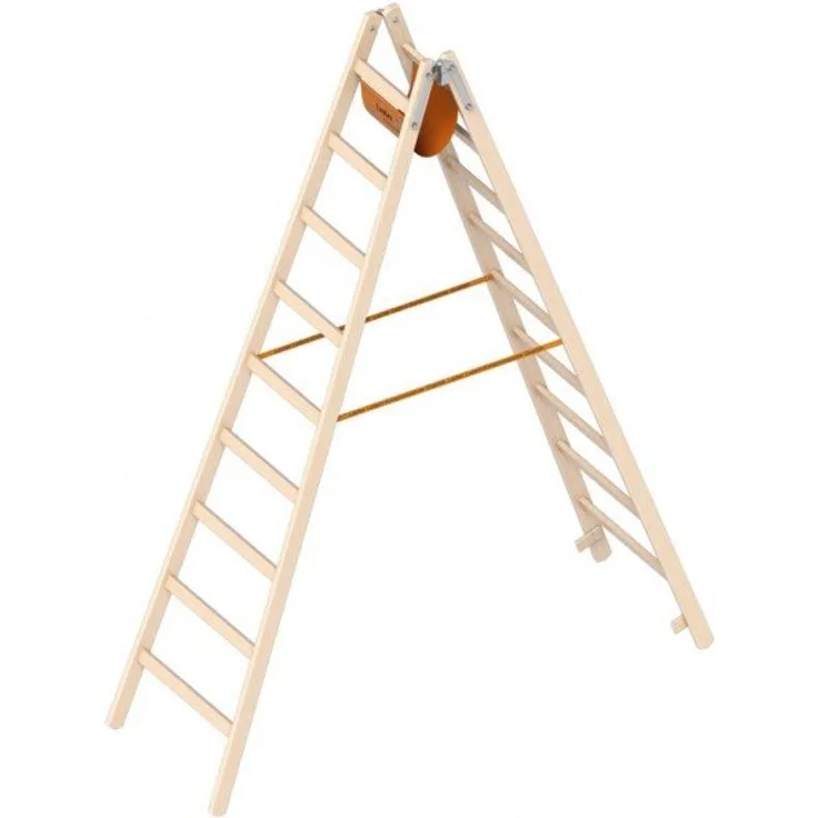 Layher Holzstehleiter 1038 - Länge: 2,65 m
