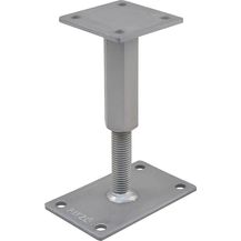 Alberts Zaunpfosten-Adapter 250 Mm – Feuerverzinkt, Für Pfosten 60x40 Mm – Zur Verlängerung Von Vorhandenen Zaunpfosten