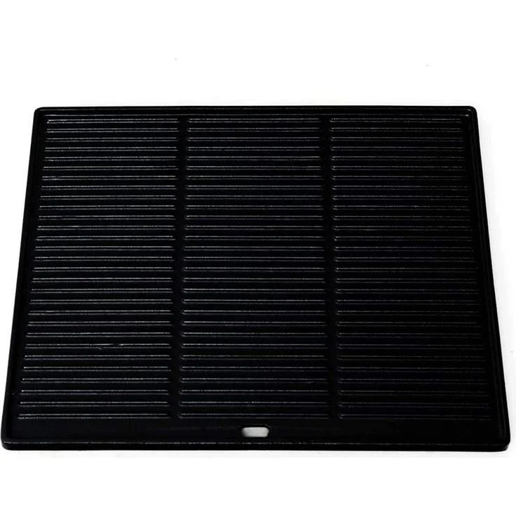Grillplatte, 48,5 x 40 cm, beidseitig nutzbare Grillplatte für Gasgrill, Kohlegrill und Elektrogrill – Bild 1