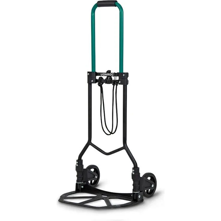 Sackkarre - Klappbar - Trageplattform mit Anti-Rutsch-Beschichtung - Max. Tragkraft 80kg. - Inkl. Gepäckspinne - Preisvergleich