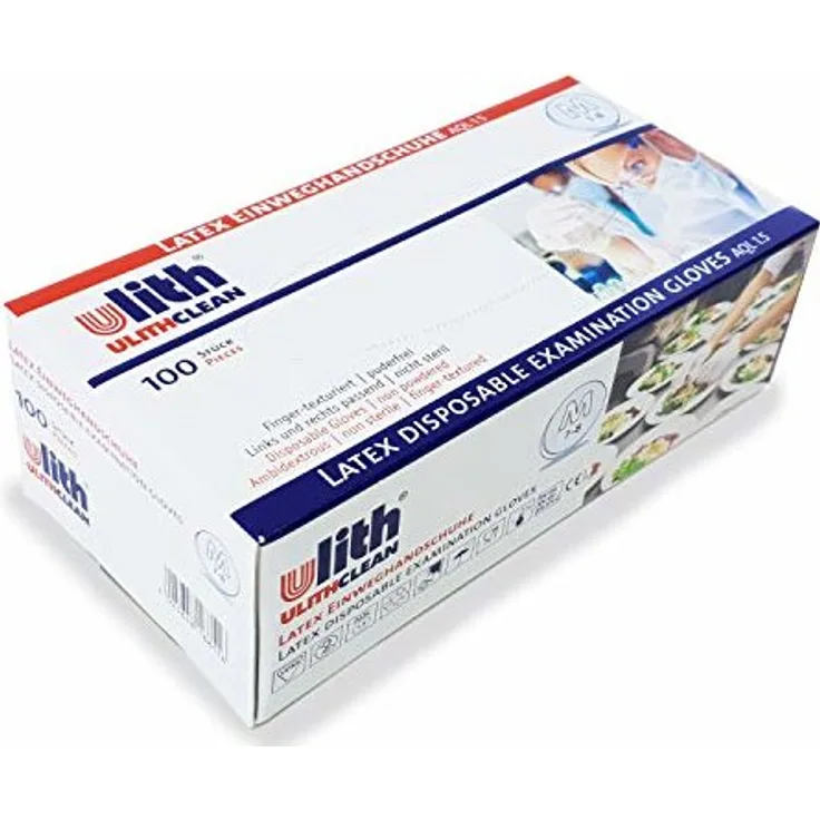 ULITH 816911 Einweghandschuhe M Latex natur 100 Stück